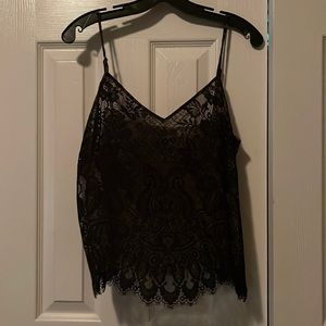 Lace cami with adjustable straps